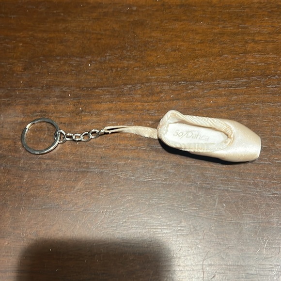 Cute Pointe Shoe pencil holder, coin purse and makeup bag/ Ballet Shoe Keychain - Picture 7 of 9